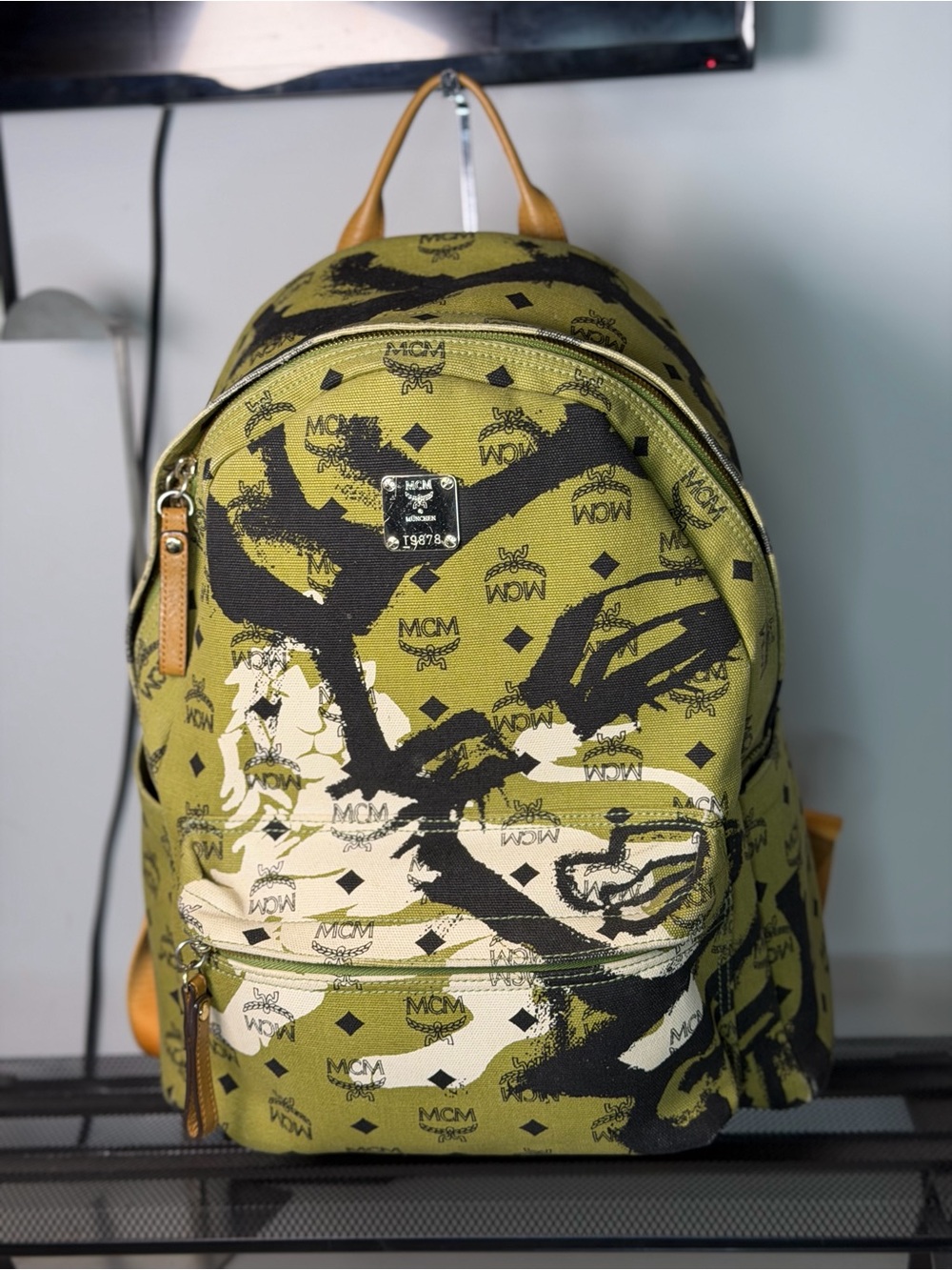 MCM x Patricia Field Visetos Stark Backpack limited edition unisex